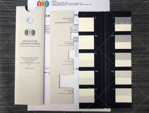 AATCC標準沾色灰卡